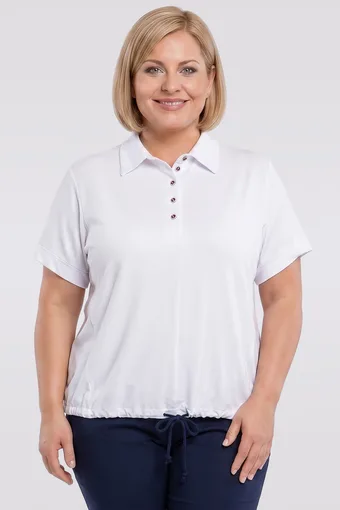 Bluză roșie cu panglică