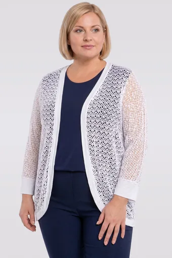 copie a copie a cardigan albă cu broderie