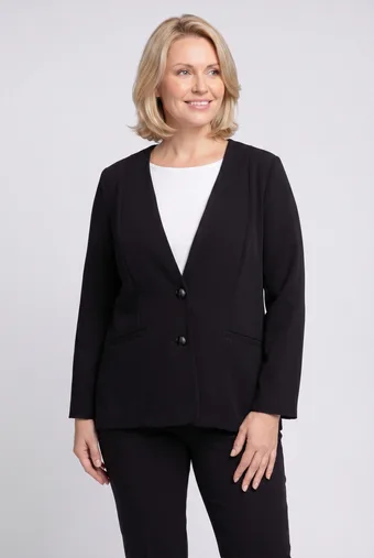 sacou neagră simplă