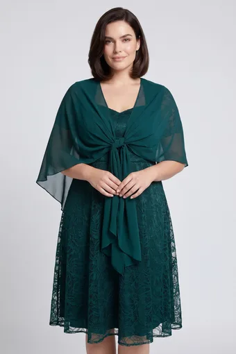 Eșarfă elegantă verde