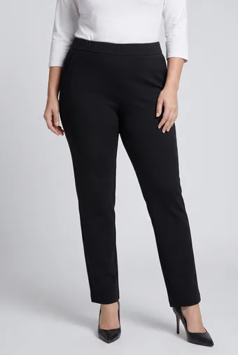 Pantaloni negri conici